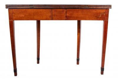 George III Satinwood Game Table