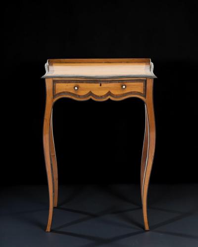George III Satinwood Occasional Table c 1765
