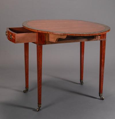 George III Satinwood Pembroke Table