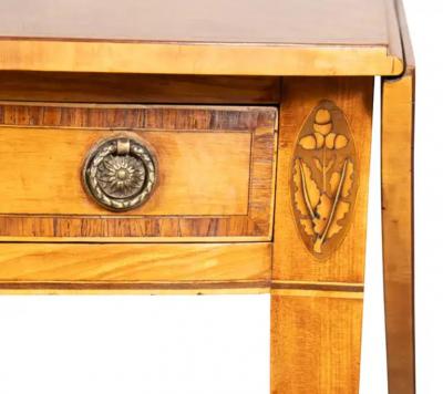 George III Satinwood Pembroke Table