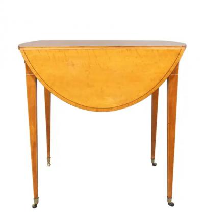 George III Satinwood Pembroke Table