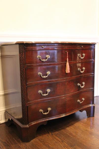 George III Serpentine Chest of Drawers