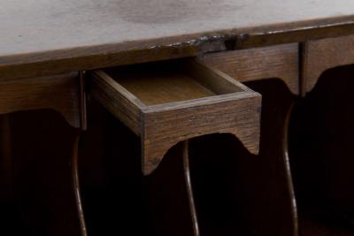 George III Slant Front Desk over Slipper Feet circa 1760