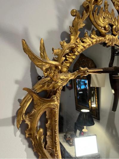 George III Style Gilt Wood Mirror