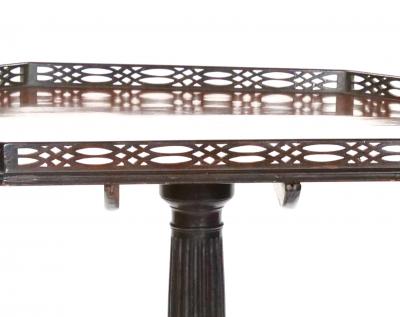 George III Style Mahogany Tilt Top Table