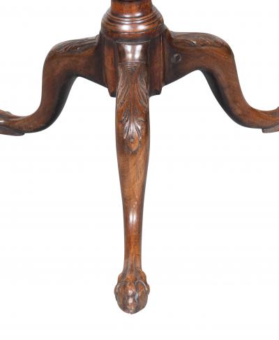 George III Style Mahogany Tilt Top Tea Table