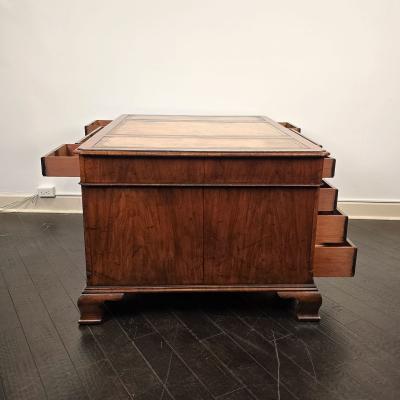 George III Style Partners Desk England 19th century