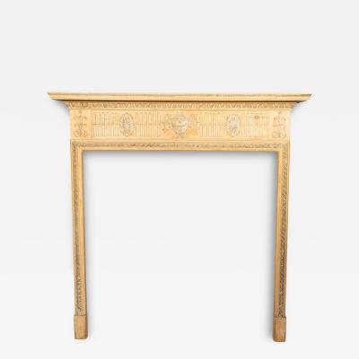George III Style Pine Fireplace Mantle