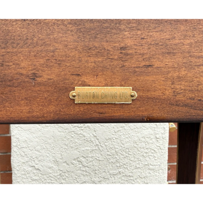 George III Stylw Burton Ching Mahogany Giltwood Console Table W Paw Feet