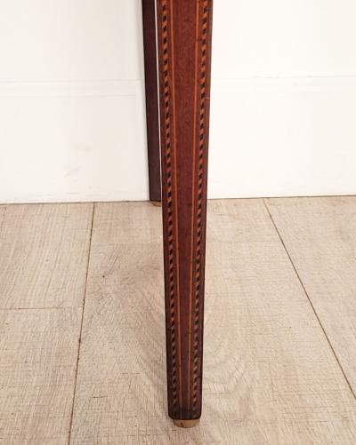 George III Three Drawer Mahogany Oxbow Server circa 1790