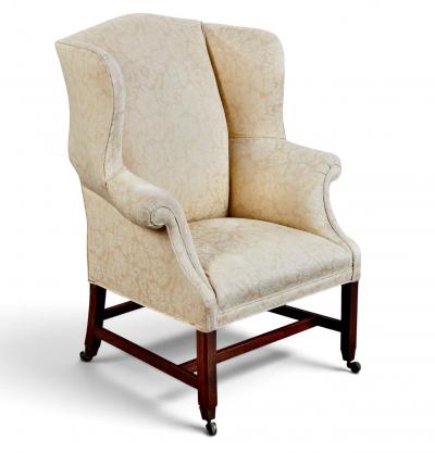 George III Wing Back Chair c 1780 2000