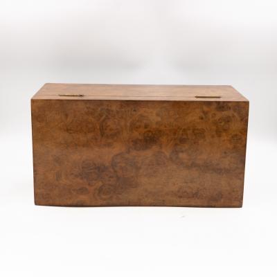 George III Yew Wood Tea Caddy English circa 1800