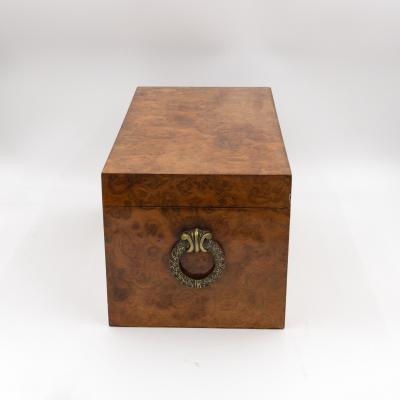 George III Yew Wood Tea Caddy English circa 1800