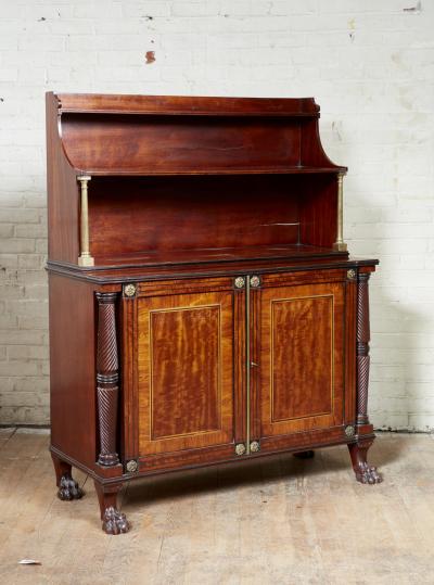 George IV Inlaid Mahogany Chiffonier