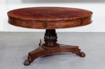 George IV Library Drum Table