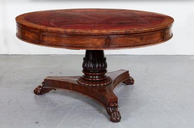 George IV Library Drum Table