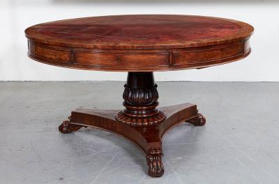 George IV Library Drum Table