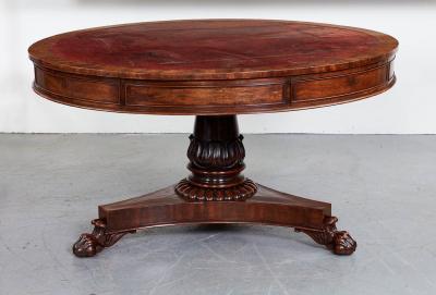 George IV Library Drum Table