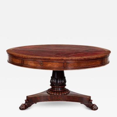 George IV Library Drum Table