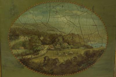 George IV Painted Pedestal Sideboard England circa 1825