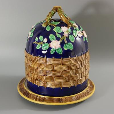 George Jones Apple Blossom Cobalt Blue Cheese Keeper