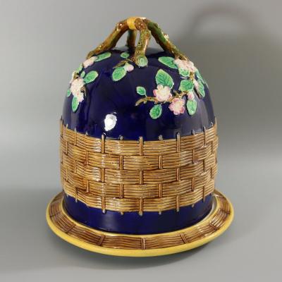 George Jones Apple Blossom Cobalt Blue Cheese Keeper