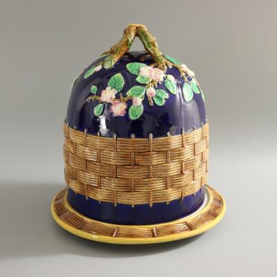 George Jones Apple Blossom Cobalt Blue Cheese Keeper