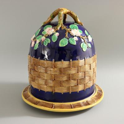 George Jones Apple Blossom Cobalt Blue Cheese Keeper