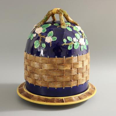 George Jones Apple Blossom Cobalt Blue Cheese Keeper