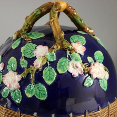 George Jones Apple Blossom Cobalt Blue Cheese Keeper