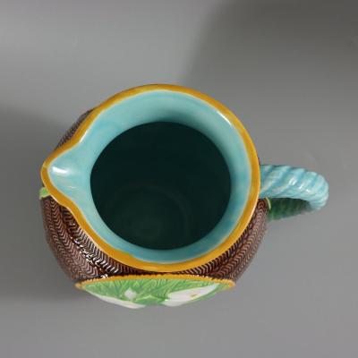 George Jones Majolica Calla Lily Pitcher