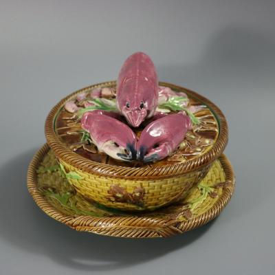 George Jones Majolica Lobster Dish