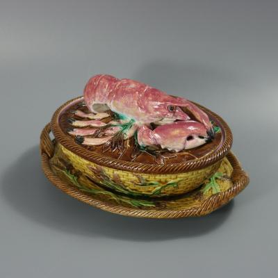 George Jones Majolica Lobster Dish