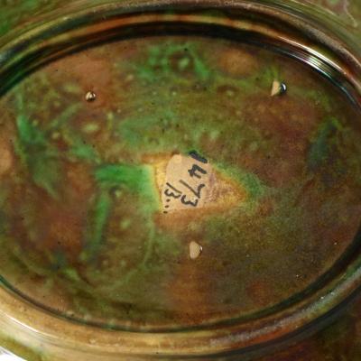 George Jones Majolica Oak and Acorns Box