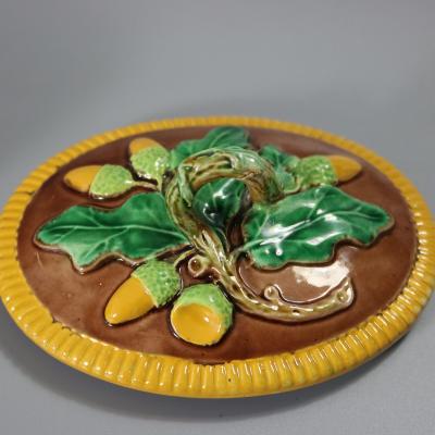 George Jones Majolica Oak and Acorns Box