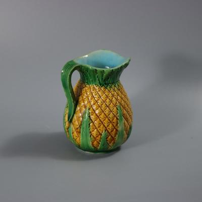 George Jones Majolica Pineapple Form Milk Jug