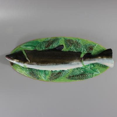 George Jones Majolica Salmon Tureen