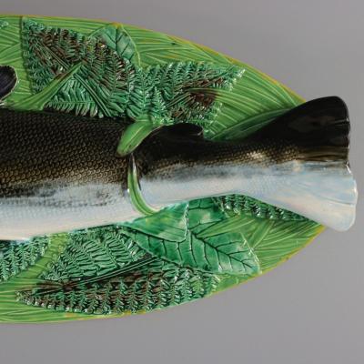 George Jones Majolica Salmon Tureen