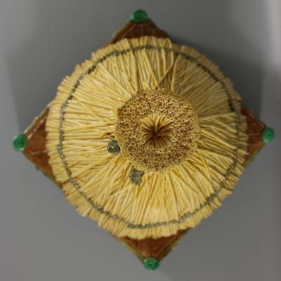 George Jones Thatched Beehive Cheese Keeper