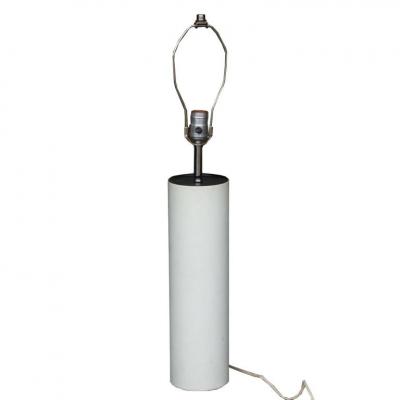 George Kovacs George Kovacs White Leather Table Lamp