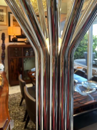 George Kovacs Mid century Modern George Kovacs Chrome Floor Lamp