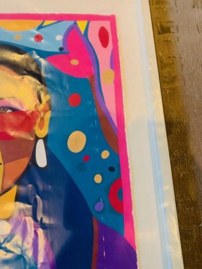 George Littlechild Peggy Bull Serigraph by George Littlechild 1 50