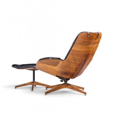 George Mulhauser George Mulhauser for Plycraft Mr Chair Mid Century Lounge Chair and Ottoman
