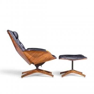 George Mulhauser George Mulhauser for Plycraft Mr Chair Mid Century Lounge Chair and Ottoman