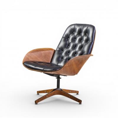 George Mulhauser George Mulhauser for Plycraft Mrs Chair Mid Century Lounge Chairs Pair