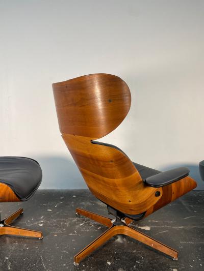 George Mulhauser Mr Chair and Ottoman by George Mulhauser for Plycraft
