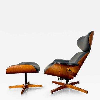 George Mulhauser Mr Chair and Ottoman by George Mulhauser for Plycraft