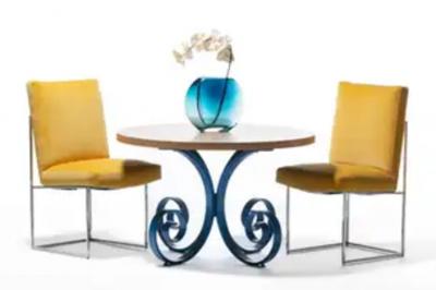 George Mulhauser Plycraft Oak Blue Lacquer Sultana Table by George Mulhauser c 1950s