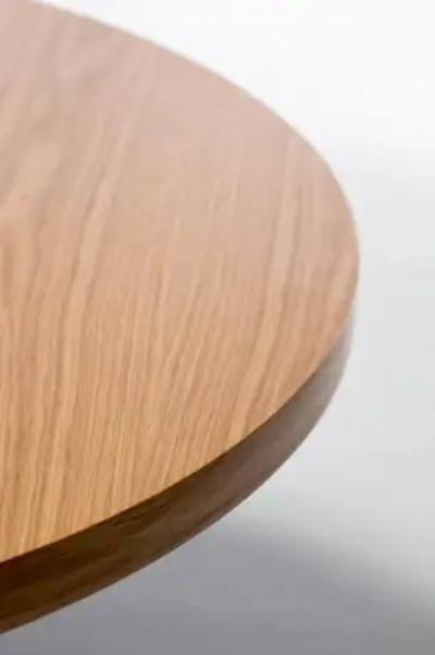 George Mulhauser Plycraft Oak Blue Lacquer Sultana Table by George Mulhauser c 1950s