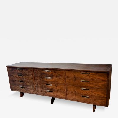 George Nakashima 12 Drawer George Nakashima Dresser Origins Widdicomb 1959